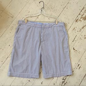 Vintage Men's Tommy Hilfiger Seersucker Stripe Shorts